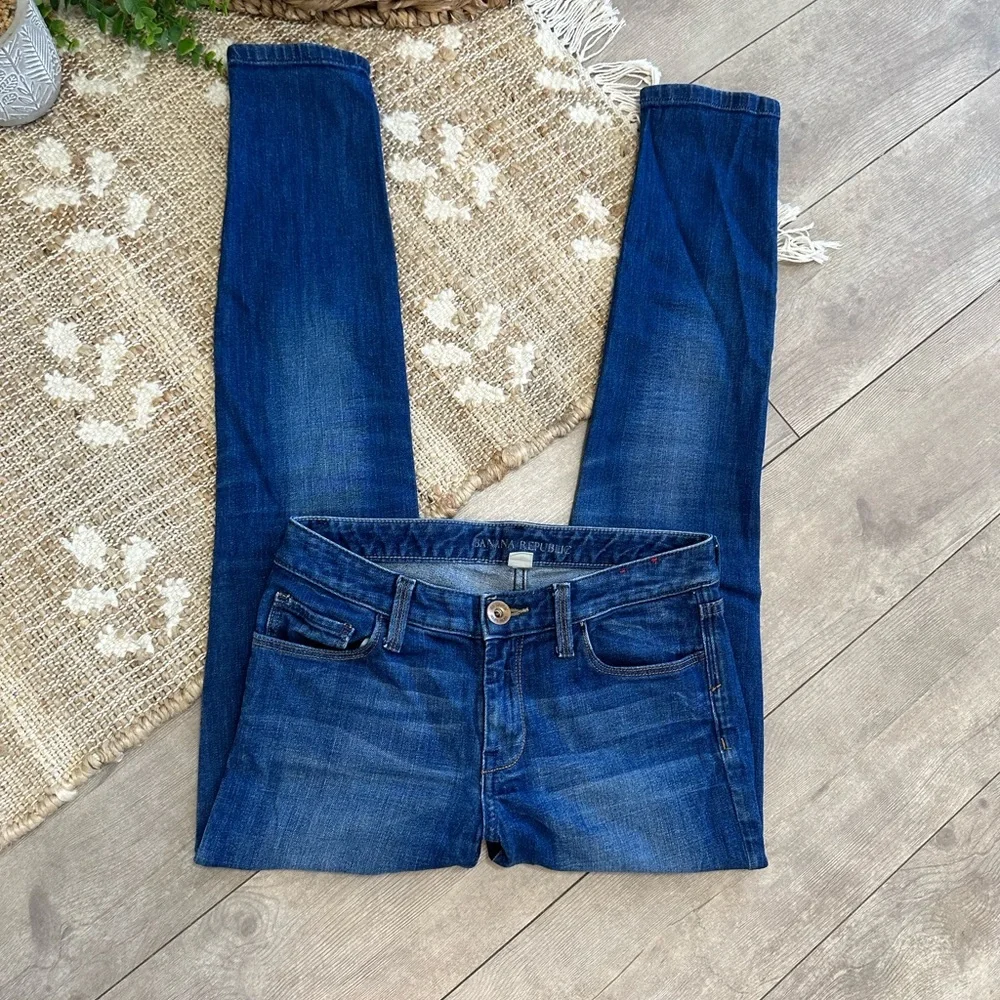 Banana Republic Women’s Skinny Ankle Blue Jeans Size 26R